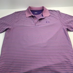 Under Armour Heathear Golf Polo Large shortsleeve